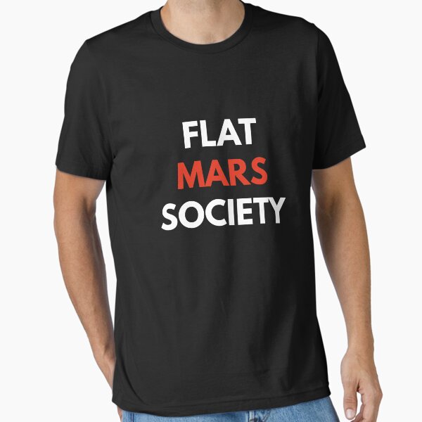 Item preview, Flat Mars Society Shirt  designed and sold by dgavisuals.