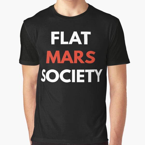 Item preview, Flat Mars Society Shirt  designed and sold by dgavisuals.