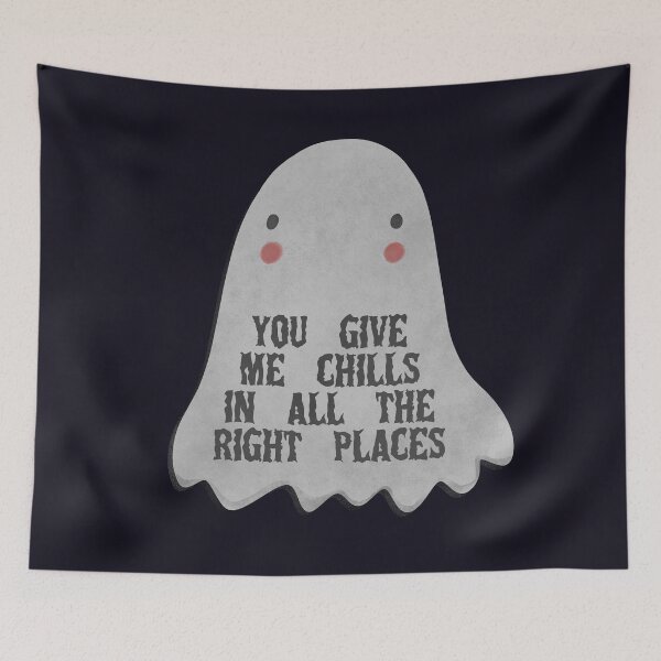 Item preview, You Give Me Chills Ghost designed and sold by spookyhobbit.