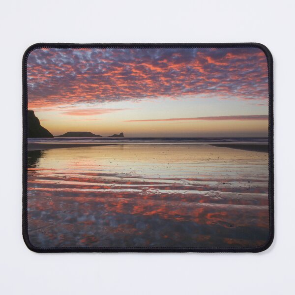 Item preview, Sunset at Rhossili Bay designed and sold by Leighton Collins.