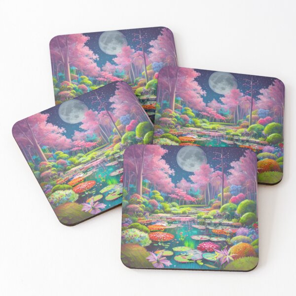 Item preview, The Secret Garden in Watercolor - Enchanted Garden in Muted Tones designed and sold by WBP Mart.