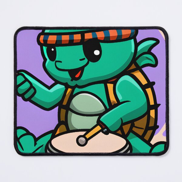 Item preview, Turtle Playing Drums designed and sold by Leonardo Palumbo.