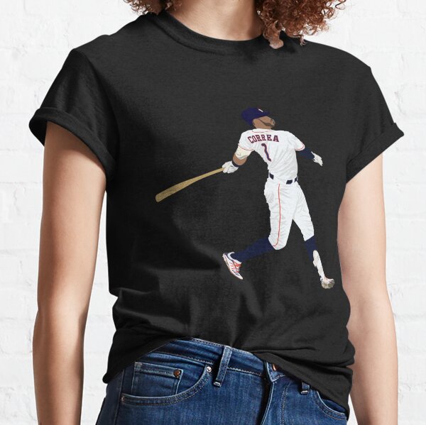 MLB Team Apparel Youth Minnesota Twins Carlos Correa #4 Red T-Shirt