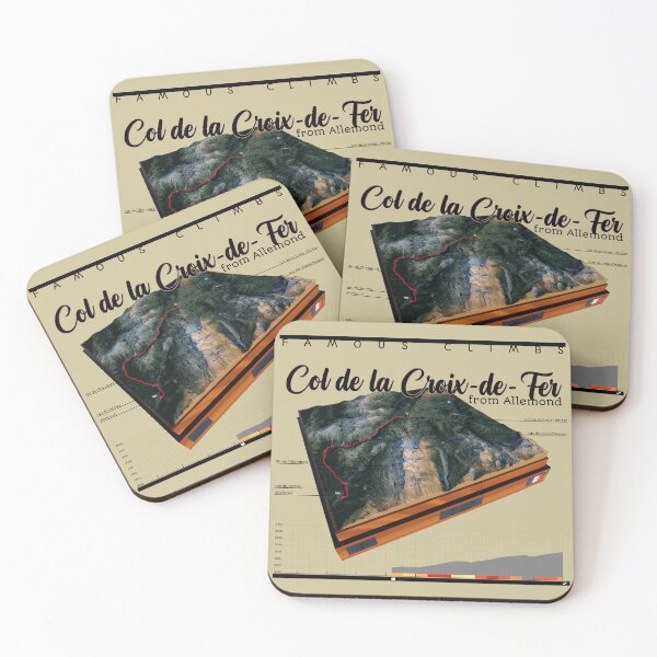 Item preview, FAMOUS CLIMBS - Col de la Croix-de-Fer - from Allemond designed and sold by André Cremers.