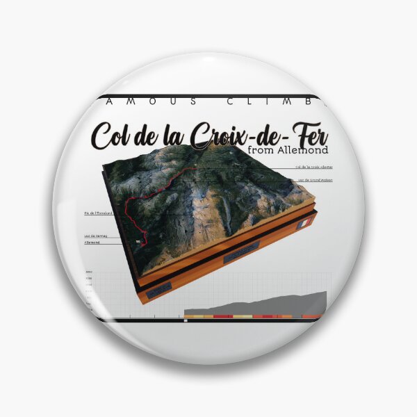 Item preview, FAMOUS CLIMBS - Col de la Croix-de-Fer - from Allemond designed and sold by André Cremers.