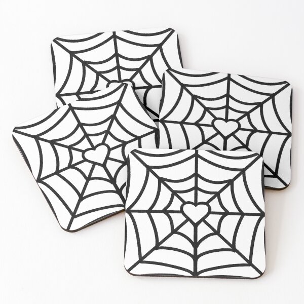 Item preview, Spiderweb heart black designed and sold by DoubleKDesigns.