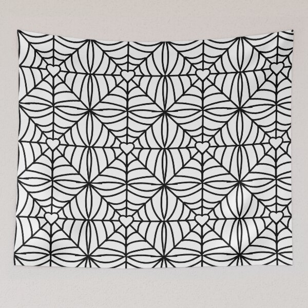 Item preview, Spiderweb heart black designed and sold by DoubleKDesigns.