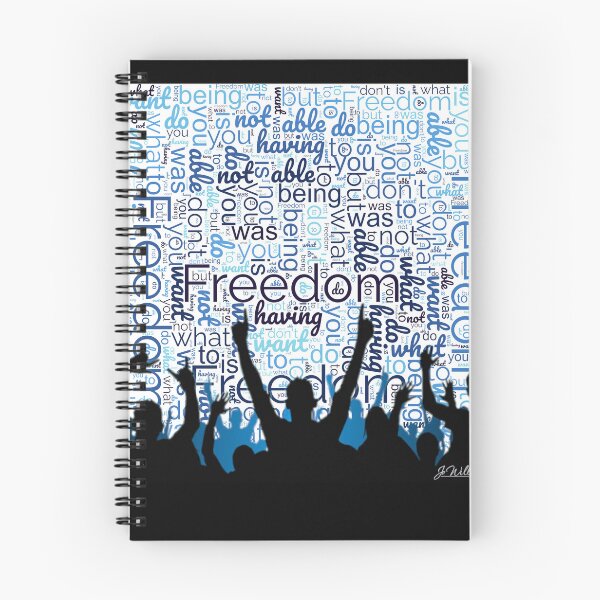 Item preview, FREEDOM – TextART artwork by Jo Willem ART for the living room, hallway, office, home office, bedroom, youth room, strong words designed and sold by JoWillem.