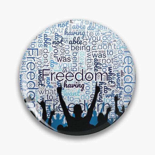 Item preview, FREEDOM – TextART artwork by Jo Willem ART for the living room, hallway, office, home office, bedroom, youth room, strong words designed and sold by JoWillem.