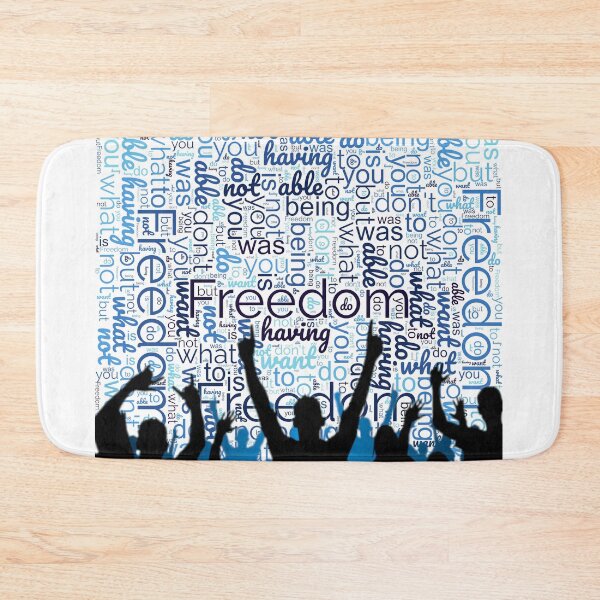 Item preview, FREEDOM – TextART artwork by Jo Willem ART for the living room, hallway, office, home office, bedroom, youth room, strong words designed and sold by JoWillem.