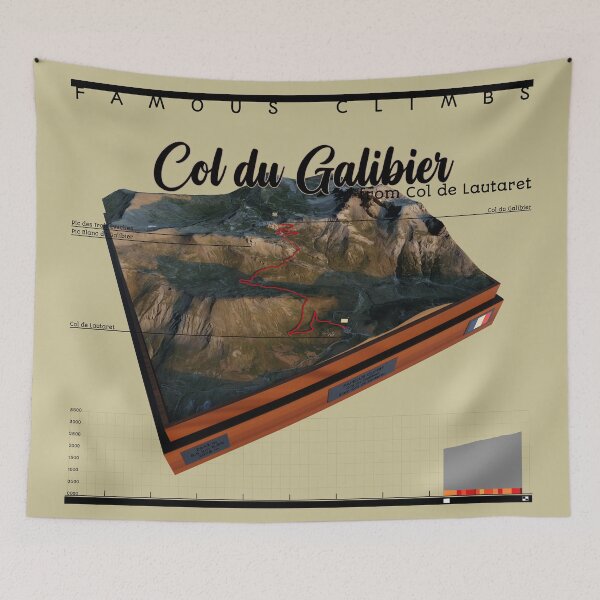 Item preview, FAMOUS CLIMBS - Col du Galibier - from Col de Lautaret designed and sold by André Cremers.