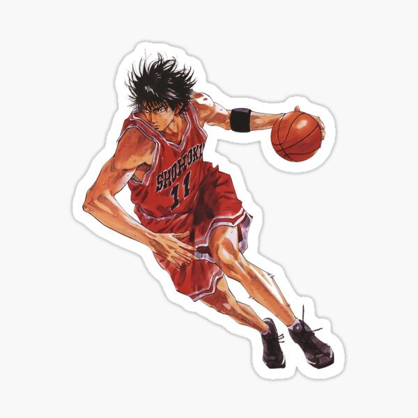"The first slam dunk" Sticker for Sale by vogelnerves | Redbubble