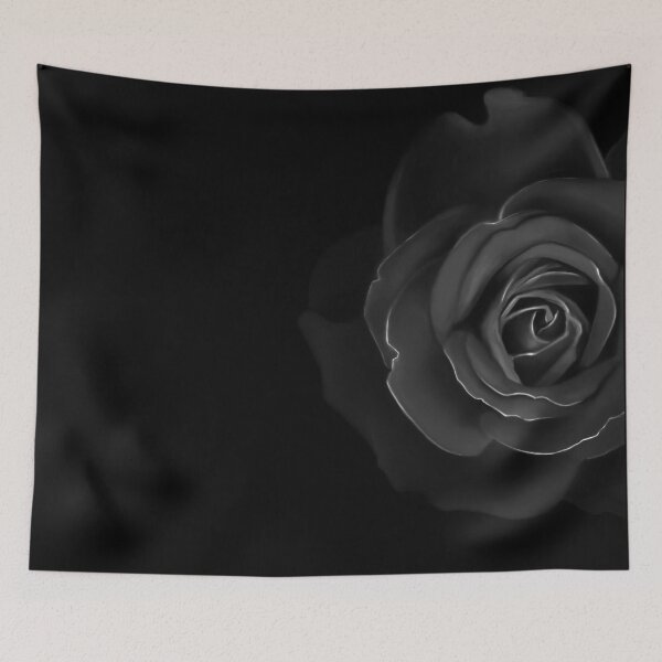 Item preview, B&W Rose designed and sold by Mackenzie Kline.