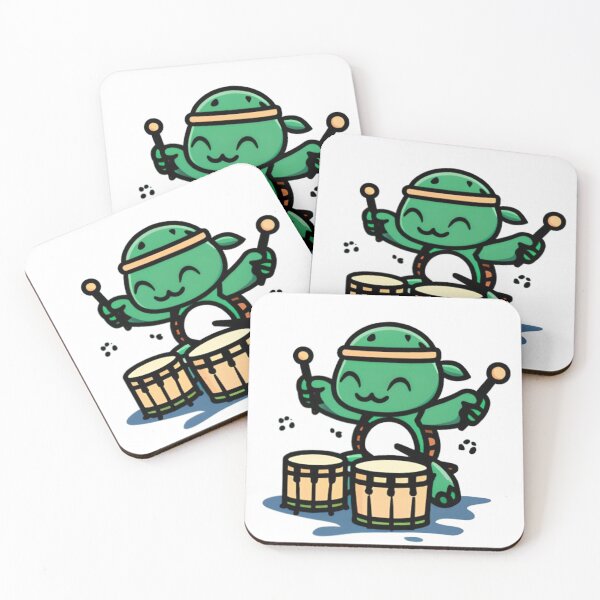 Item preview, Turtle Playing Drums designed and sold by Leonardo Palumbo.