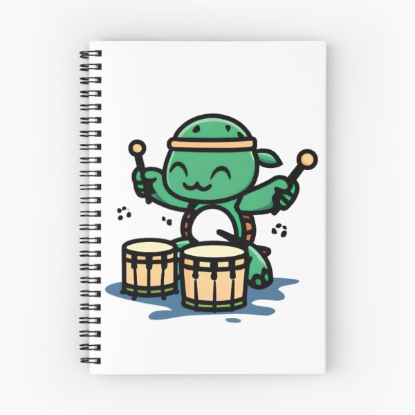Item preview, Turtle Playing Drums designed and sold by Leonardo Palumbo.