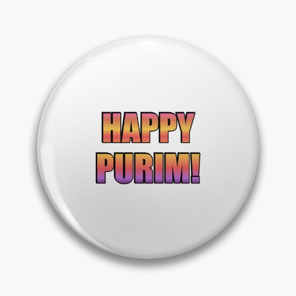 Item preview, HAPPY PURIM Jewish holiday colorful typography designed and sold by Inspirationmotivation.