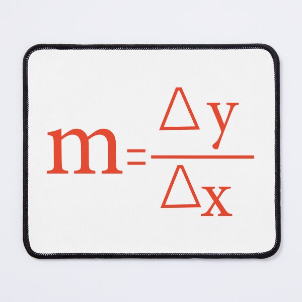 Item preview, delta y over delta x. slope of a line math poster  designed and sold by KARTICK DUTTA.