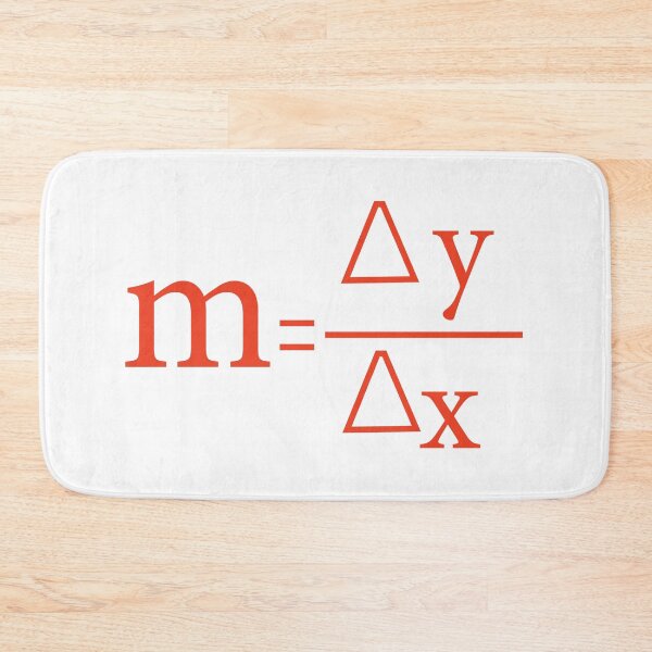 Item preview, delta y over delta x. slope of a line math poster  designed and sold by KARTICK DUTTA.
