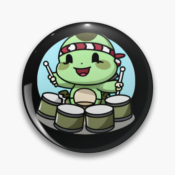 Item preview, Turtle Playing Drums designed and sold by Leonardo Palumbo.