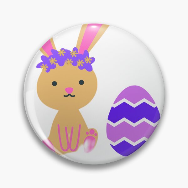 Item preview, Easter Bunny with egg designed and sold by ComeAgainShop.