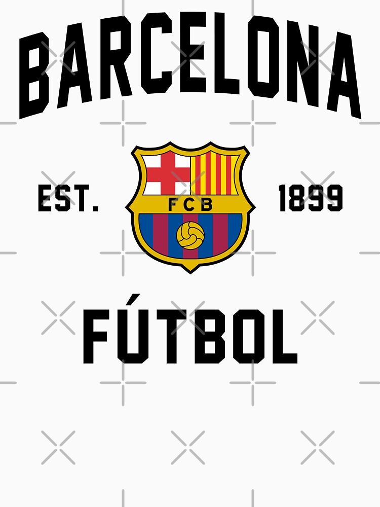 FC Barcelona Classic Football Soccer FC Barcelona Pullover Hoodie | Redbubble