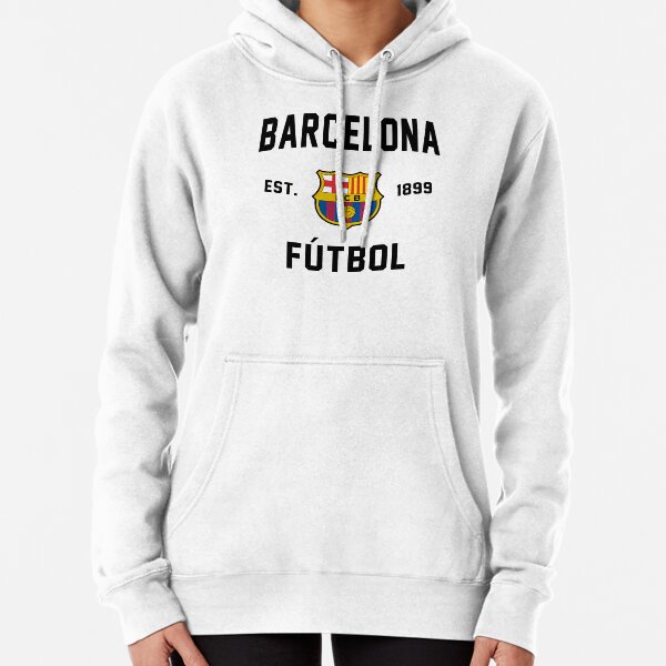 FC Barcelona Hoodie Large Official Merchandise FCB Soccer Futbol Sweatshirt