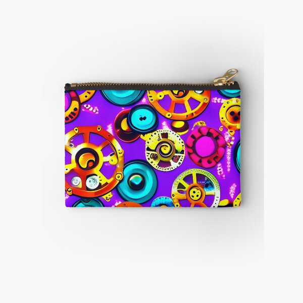 Item preview, Colorful Abstract Wheels and Buttons designed and sold by asurtiumgreen.