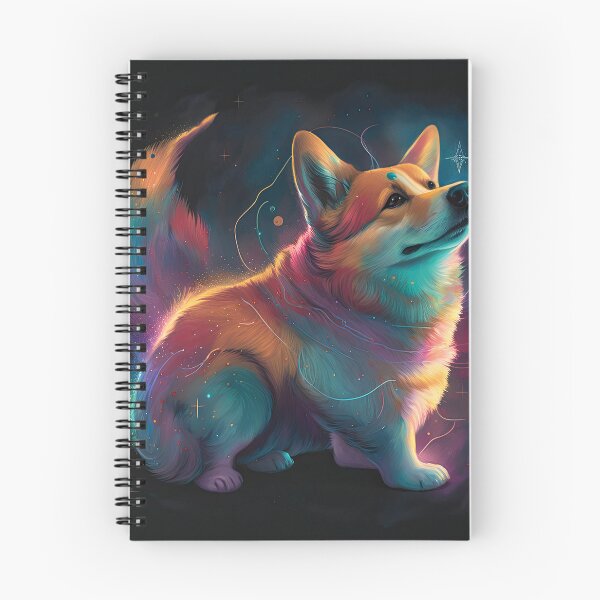 Item preview, Celestial corgi colorful digital art designed and sold by Ruletattoo.