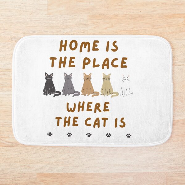 Item preview, El hogar es el lugar donde está el gato designed and sold by Exacto.
