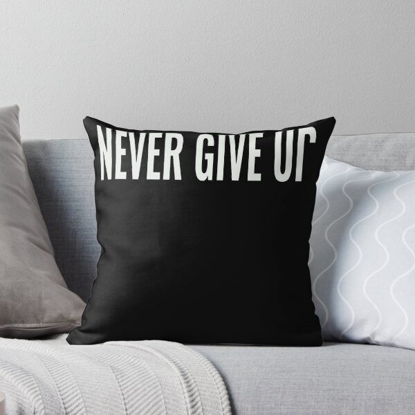 Item preview, Never give up? designed and sold by CottagePop.
