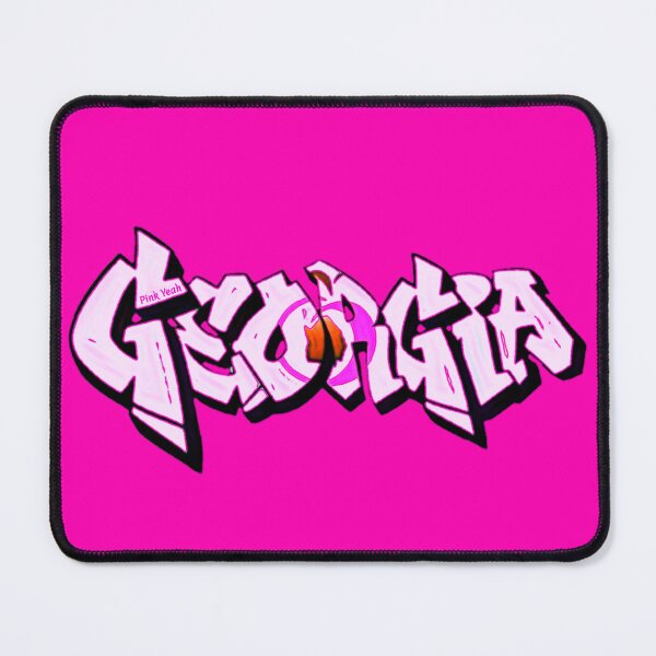Artikelvorschau, Rosa Georgia-Kfz-Kennzeichen-Graffiti entworfen und verkauft von Pink  Yeah.