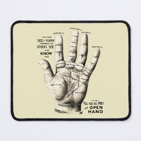 Item preview, hand palm reading vintage illustration designed and sold by FLIP-original.