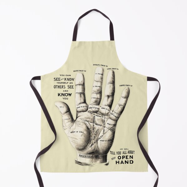 Item preview, hand palm reading vintage illustration designed and sold by FLIP-original.