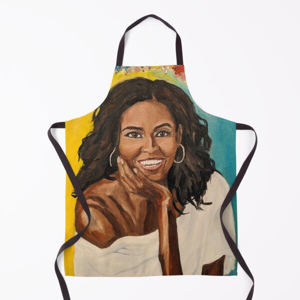 Item preview, Michelle Obama Portrait for IWD 2019 designed and sold by ApoorvaArtShop.