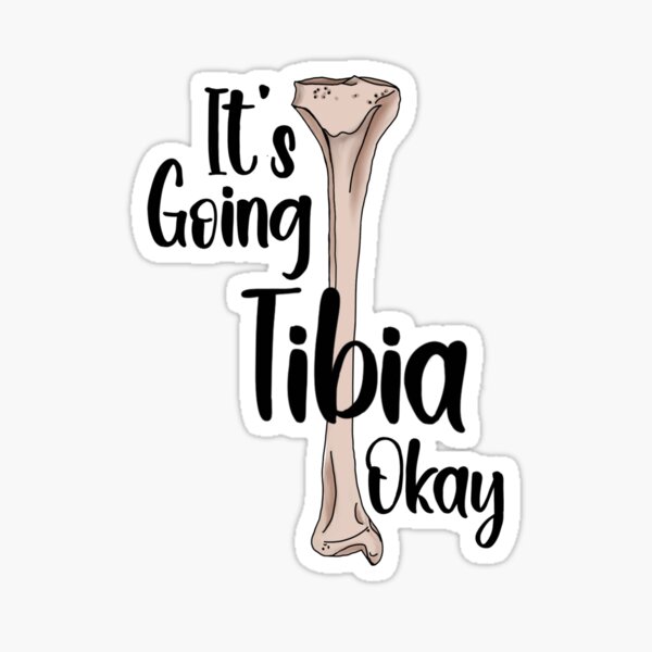 Vista previa del artículo con la obra «Va TIBIA Bien», diseñado y vendido por Cyd-AT.
