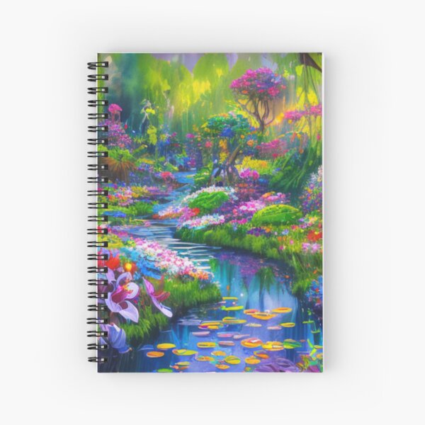 Item preview, Muted Magic of the Fairy Garden - A Soothing Fairy Garden in Watercolor designed and sold by WBP Mart.