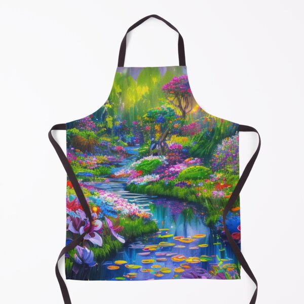 Item preview, Muted Magic of the Fairy Garden - A Soothing Fairy Garden in Watercolor designed and sold by WBP Mart.