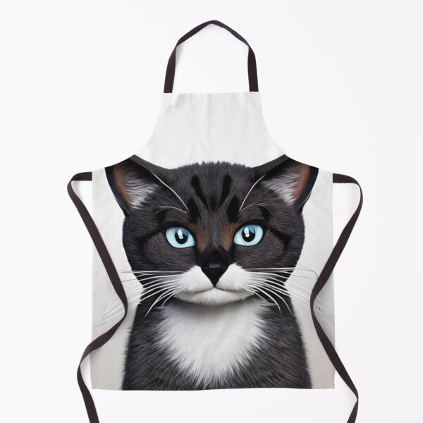 Item preview, Cute Black and White Cat Realistic Artwork Design designed and sold by Aldrin Capco.