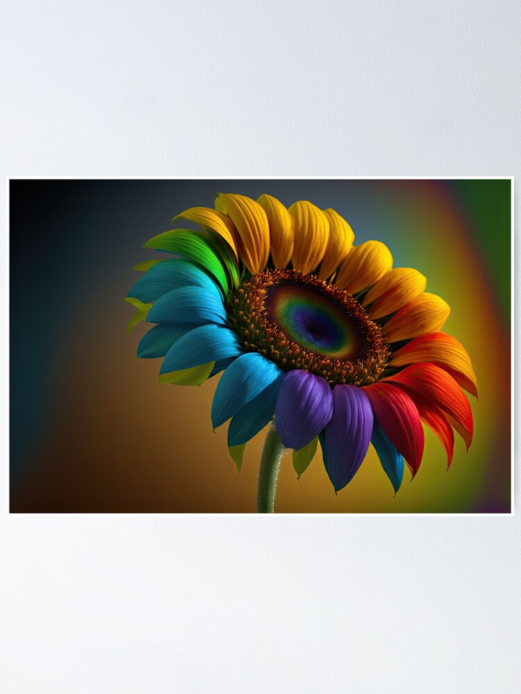 Rainbow Sunflower