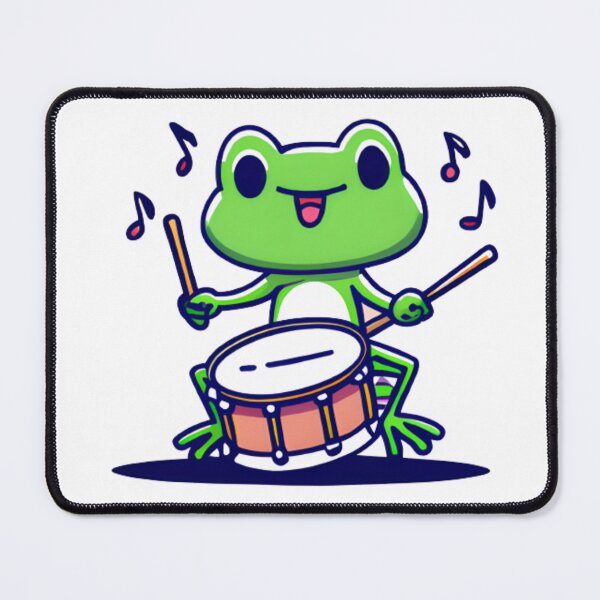 Item preview, Frog Playing Drums designed and sold by Leonardo Palumbo.