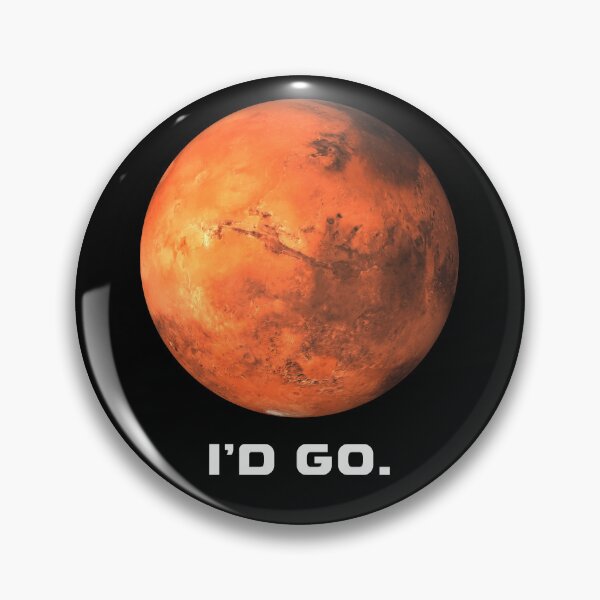 Item preview, Funny Mars I'd Go Apparel designed and sold by Capybara Clothing.
