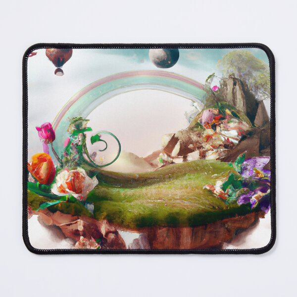 Item preview, Fantasy land with flowers designed and sold by kasha-shadow.