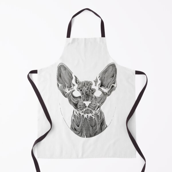 Item preview, Cat, Sphynx, Cat drawing, Black and white, Dark art, Design designed and sold by grandsonink.