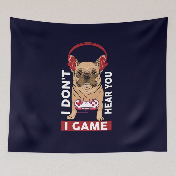 Item preview, I don't hear you I game funny dog sketch designed and sold by snowgirlshop.