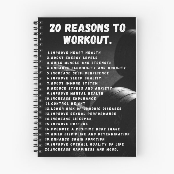 Item preview, 20 Reasons to work out for men designed and sold by A-J-S-Designs.