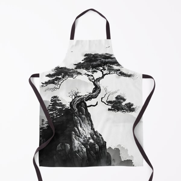 Item preview, Silent Solitude: A Lone Tree on a High Cliff with Birds Fluttering in the Distance designed and sold by Digital-Dreamer.