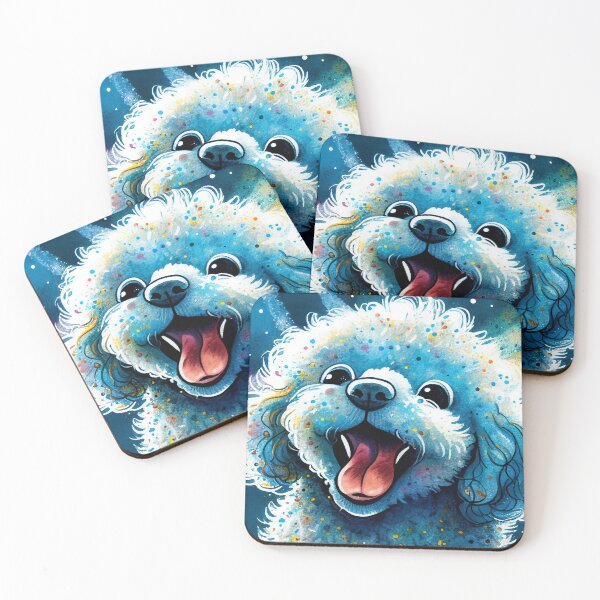 Item preview, Happy Celestial Poodle designed and sold by Critical Meltdown.