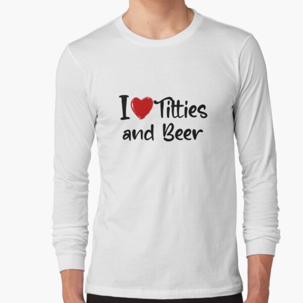 I Love Titties and Beer Poster for Sale by mouad gharbi