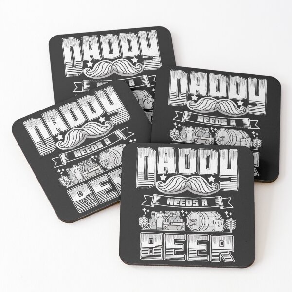 Item preview, Daddy needs a beer Funny Quote designed and sold by VichallanStudio.