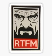 Breaking Bad RTFM Sticker